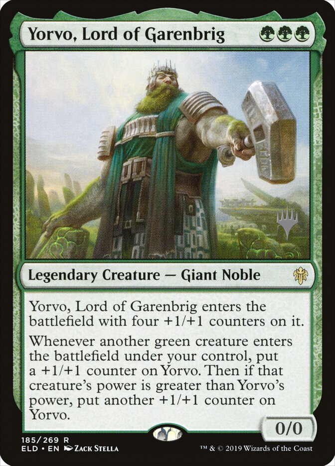 Yorvo, Lord of Garenbrig (185p) - Throne of Eldraine Promos (PELD)
