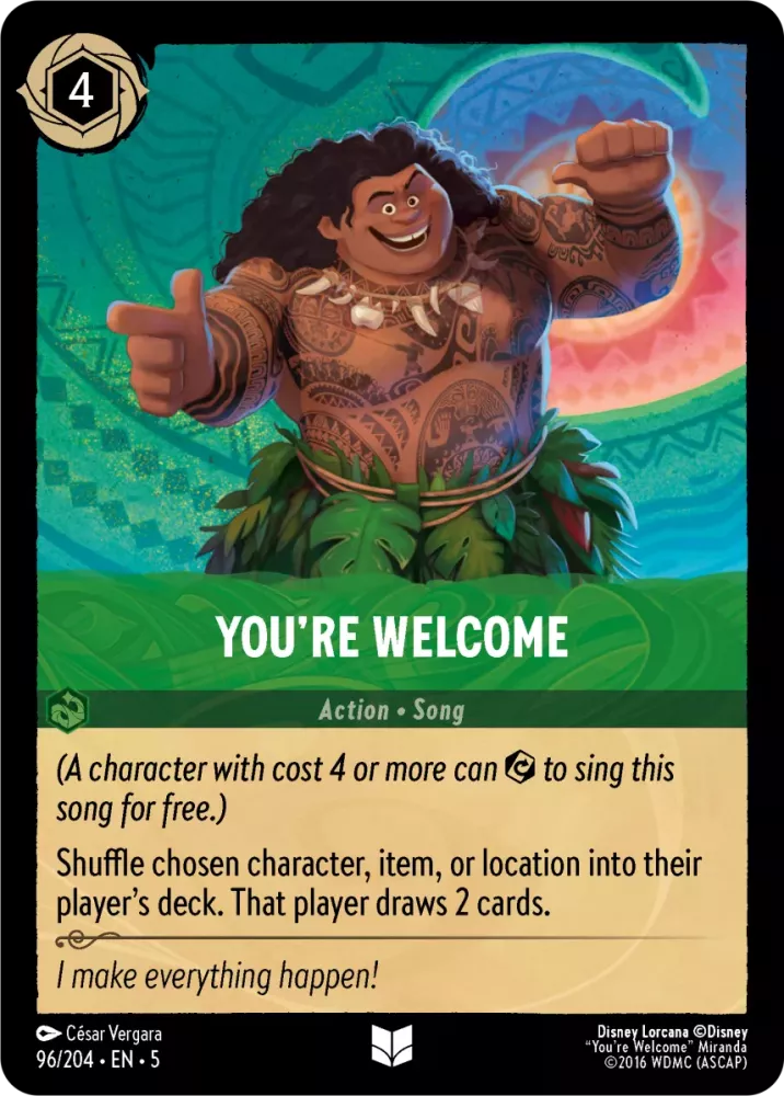 You're Welcome - [Foil] Shimmering Skies (5)