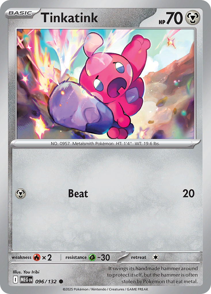 Tinkatink (96/132) - [Reverse Holo] Mega Evolution (MEG)