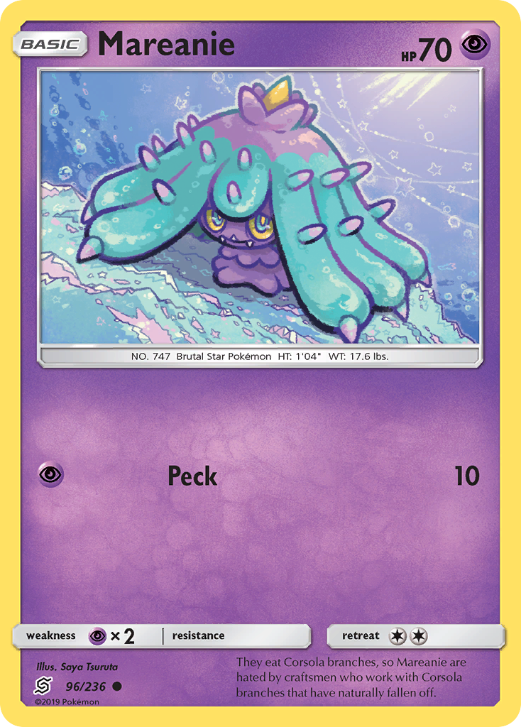 Mareanie (96/236) - [Reverse Holo] Unified Minds (UNM)