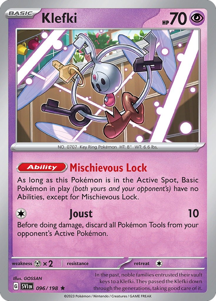 Klefki (96/198) - [Holo Foil] Scarlet & Violet (SVI)