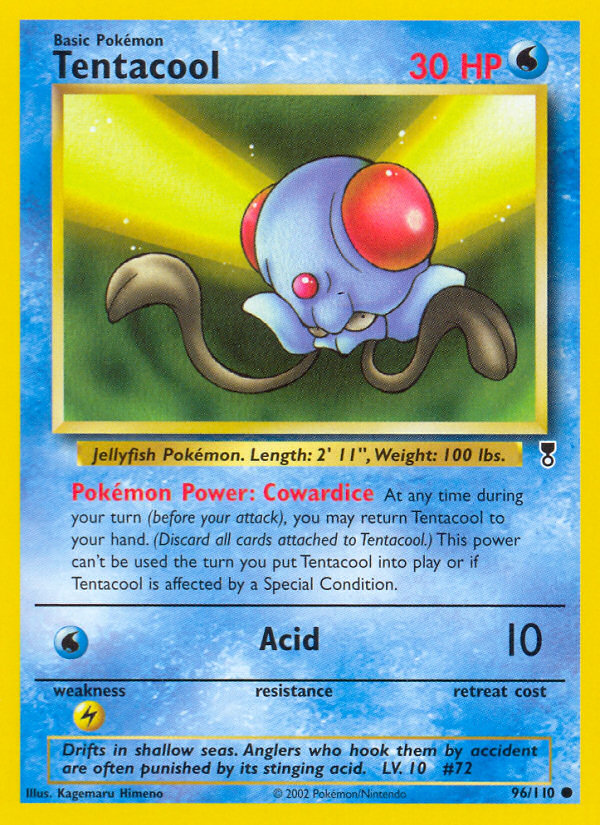 Tentacool (96/110) - [Reverse Holo] Legendary Collection (LC)