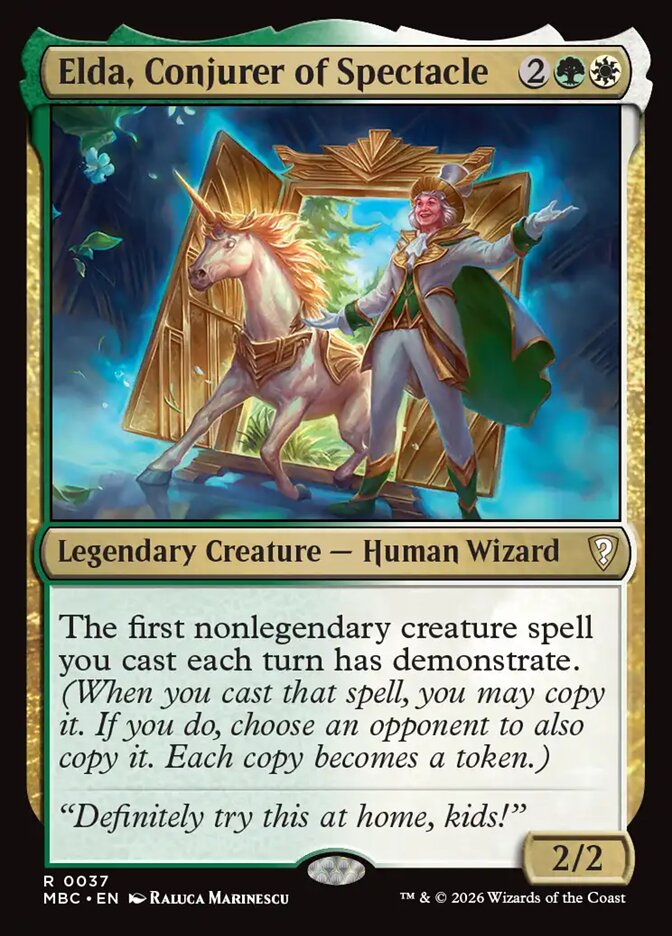 Elda, Conjurer of Spectacle (37) - Mystery Booster Commander Edition (MBC)