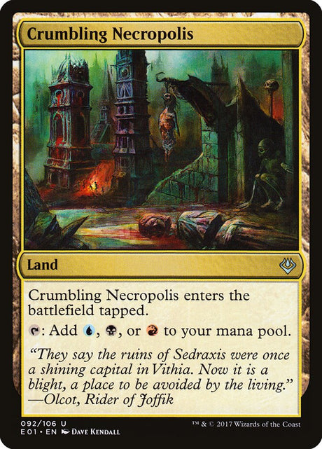 Crumbling Necropolis (92) - Archenemy: Nicol Bolas (E01)