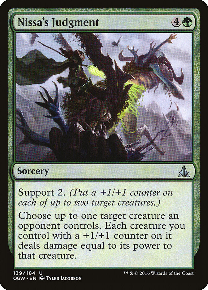 Nissa's Judgment (139) - Oath of the Gatewatch (OGW)
