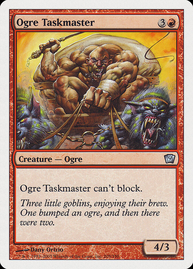 Ogre Taskmaster (205) - Ninth Edition (9ED)