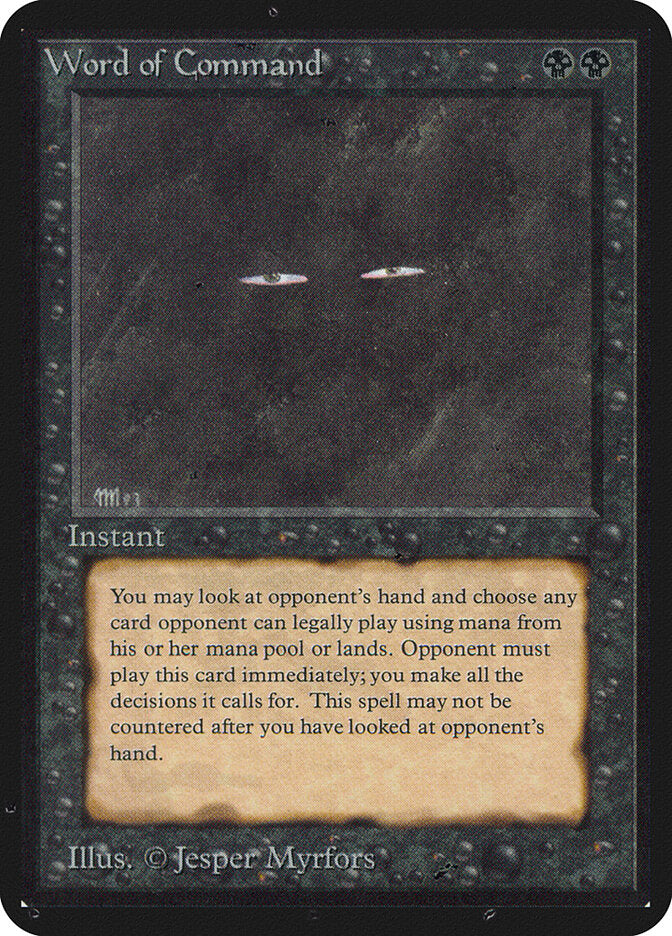Word of Command (136) - Limited Edition Alpha (LEA)