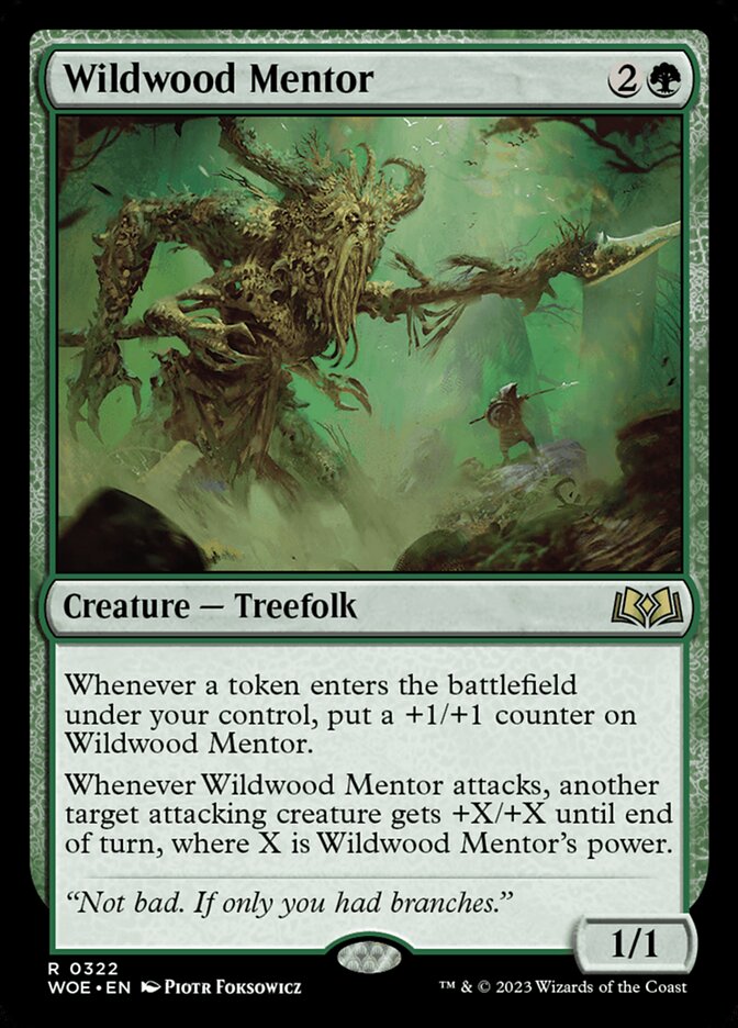 Wildwood Mentor (322) - Wilds of Eldraine (WOE)