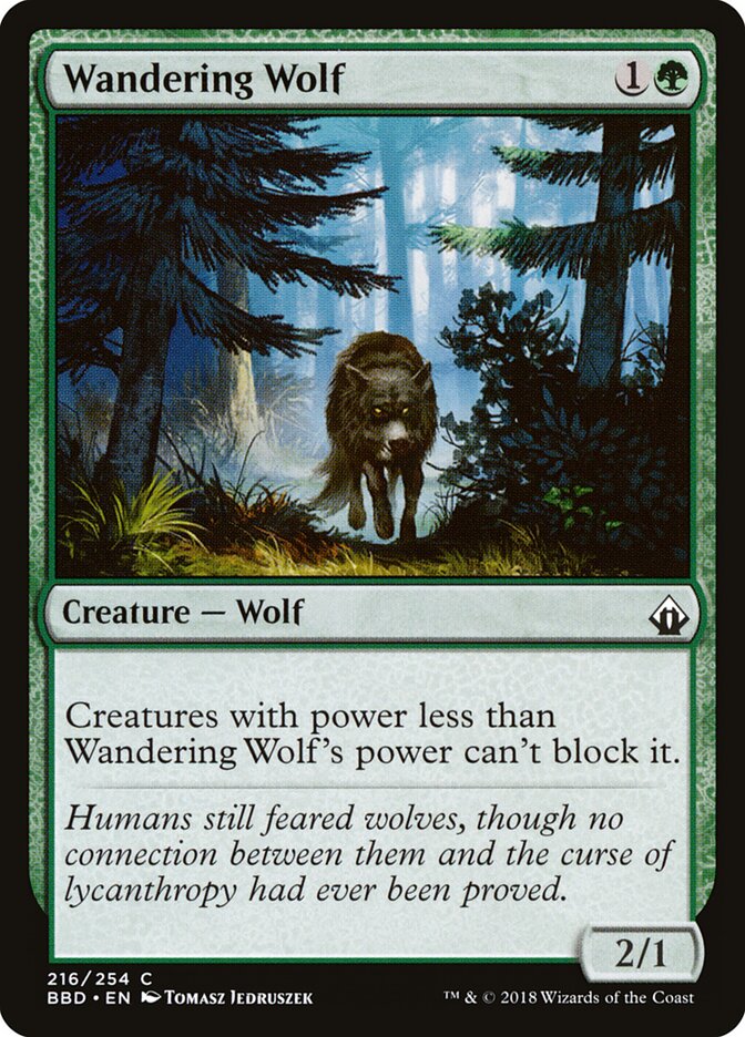 Wandering Wolf (216) - Battlebond (BBD)