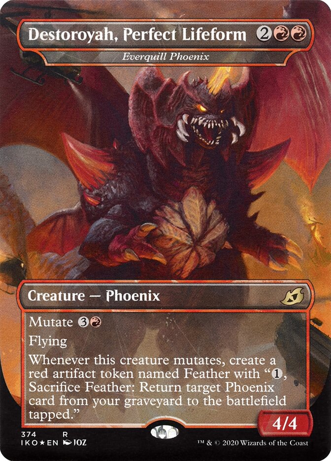 Destoroyah, Perfect Lifeform - Everquill Phoenix (374) - Ikoria: Lair of Behemoths (IKO)