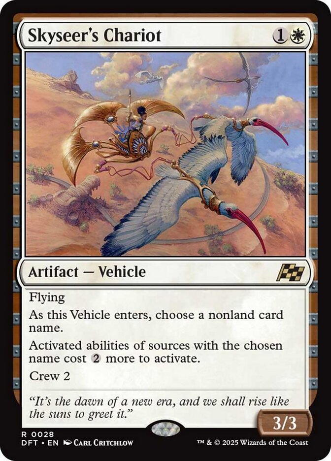Skyseer's Chariot - [Foil] Aetherdrift (DFT)