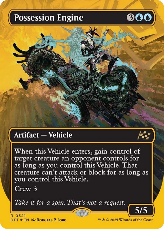 Possession Engine - [First Place Foil, Borderless] Aetherdrift (DFT)