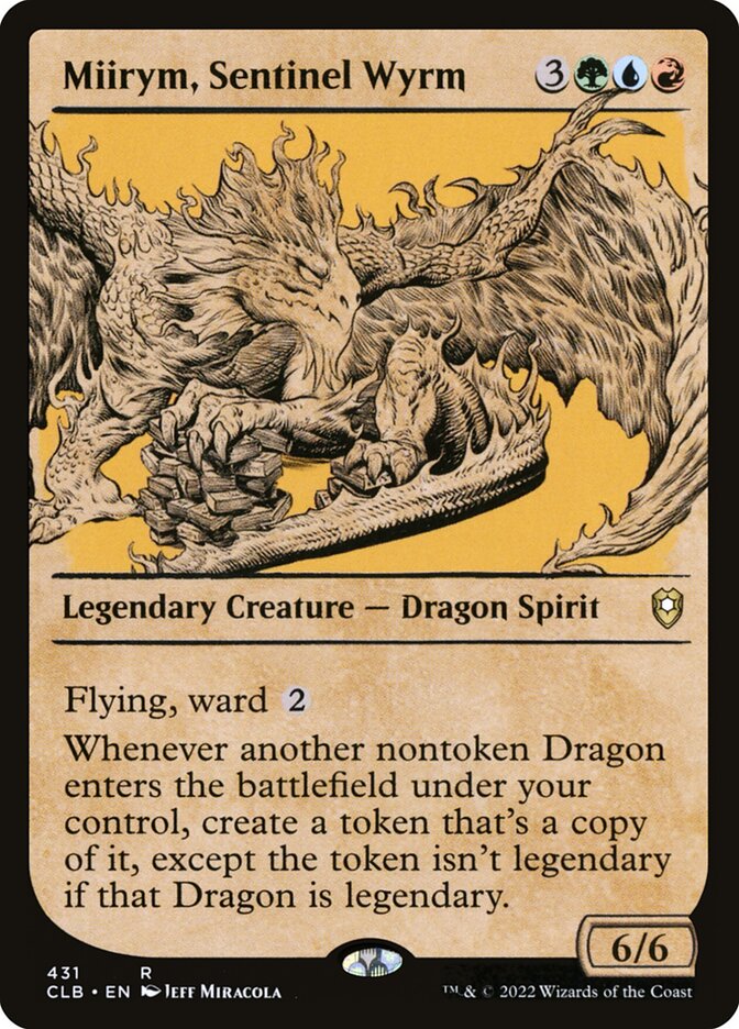 Miirym, Sentinel Wyrm (431) - Commander Legends: Battle for Baldur's Gate (CLB)