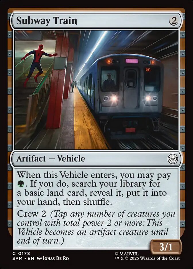 Subway Train (178) - [Foil] Marvel's Spider-Man (SPM)