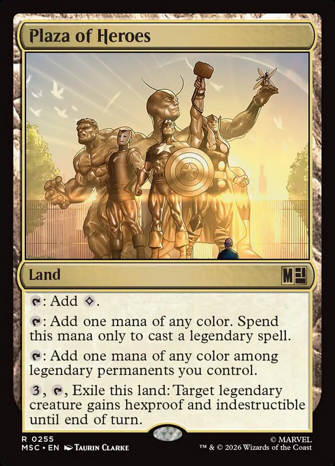 Plaza of Heroes (255) - Marvel Super Heroes Commander (MSC)