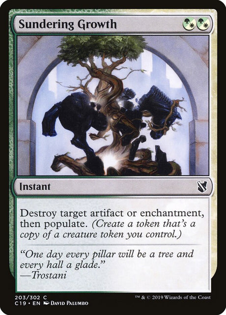 Sundering Growth (203) - Commander 2019 (C19)