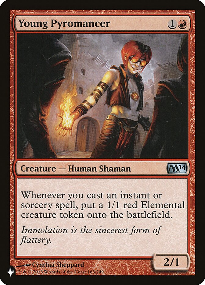 Young Pyromancer (M14-163) - The List (PLST)