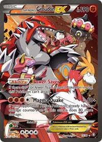 Team Magmas Groudon EX (15) - Double Crisis (DCR)