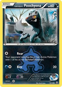Team Aquas Poochyena (16) - Double Crisis (DCR)