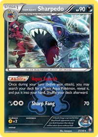 Team Aquas Sharpedo (21) - Double Crisis (DCR)