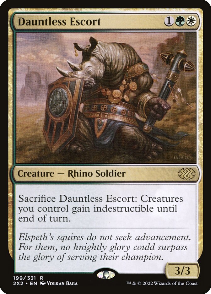 Dauntless Escort (199) - Double Masters 2022 (2X2)