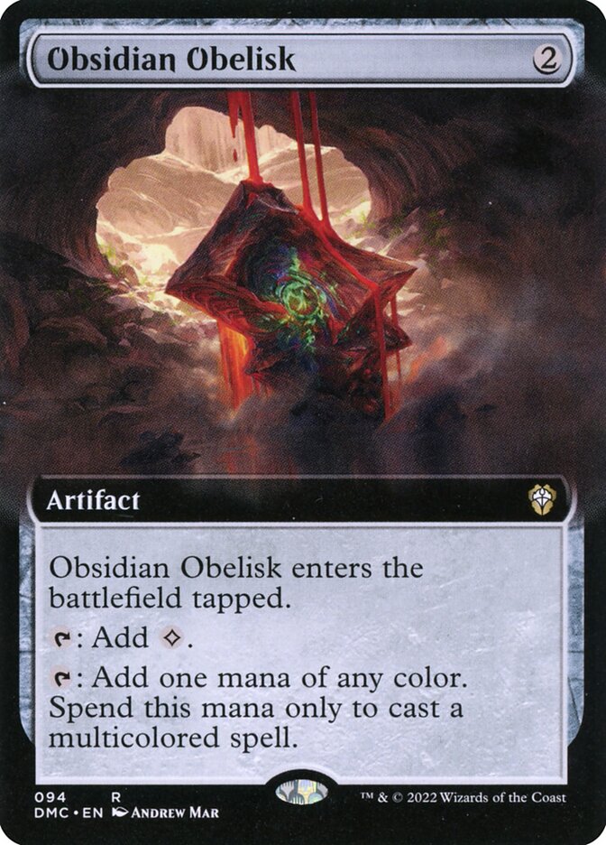 Obsidian Obelisk (94) - Dominaria United Commander (DMC)