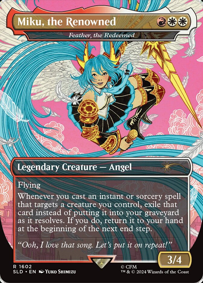 Miku, the Renowned - Feather, the Redeemed (1602) - Secret Lair Drop (SLD)