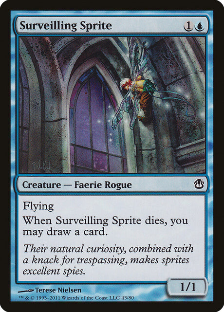 Surveilling Sprite (43) - Duel Decks: Ajani vs. Nicol Bolas (DDH)