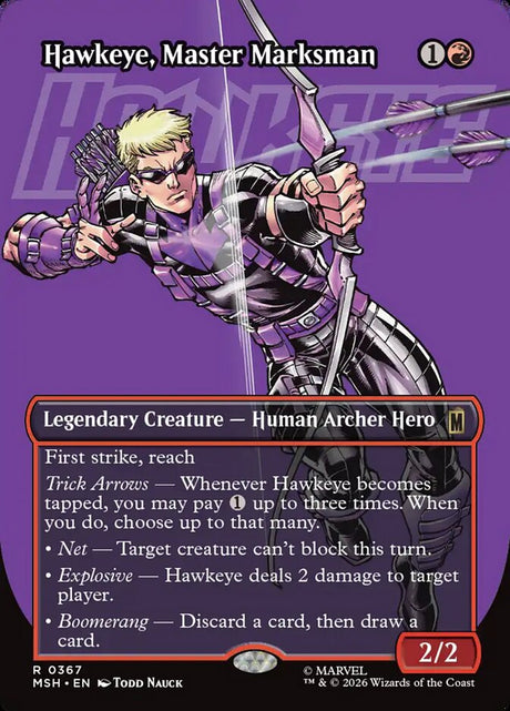 Hawkeye, Master Marksman (367) - Marvel Super Heroes (MSH)