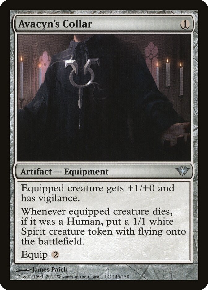 Avacyn's Collar (145) - Dark Ascension (DKA)