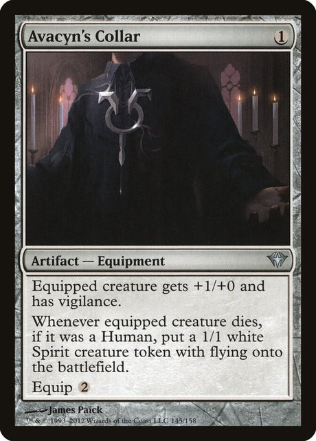 Avacyn's Collar (145) - Dark Ascension (DKA)