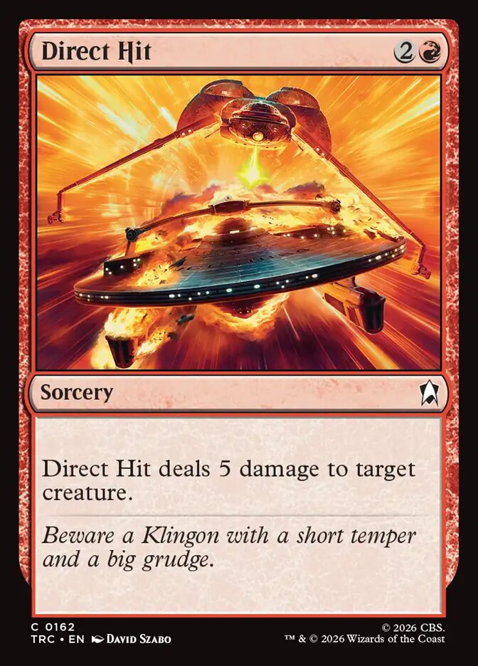 Direct Hit (162) - Star Trek Commander (TRC)