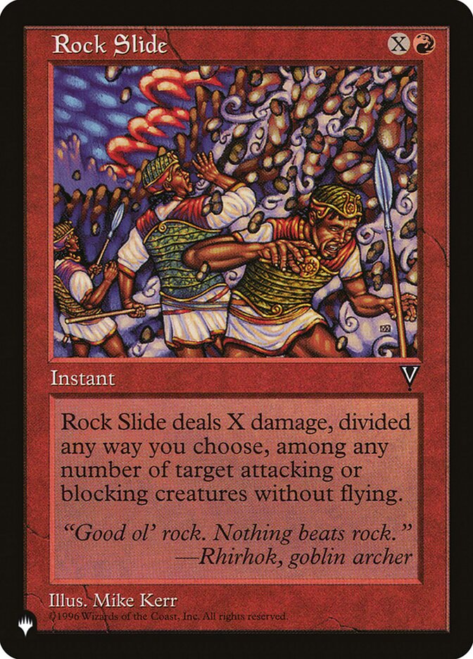 Rock Slide (VIS-92) - The List (PLST)