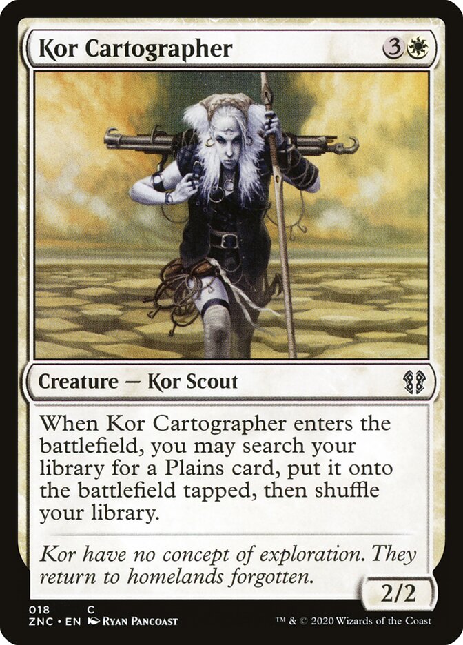Kor Cartographer (18) - Zendikar Rising Commander (ZNC)