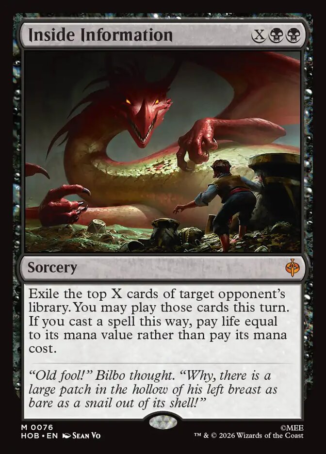 Inside Information (76) - The Hobbit (HOB)