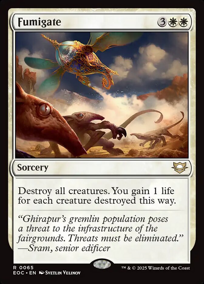 Fumigate (65) - Edge of Eternities Commander (EOC)