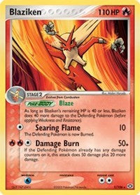 Blaziken Non Holo (1) - Deck Exclusives (PR)
