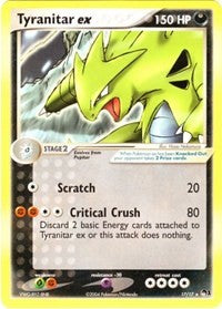 Tyranitar ex Non Holo (17) - POP Series 1 (POP)
