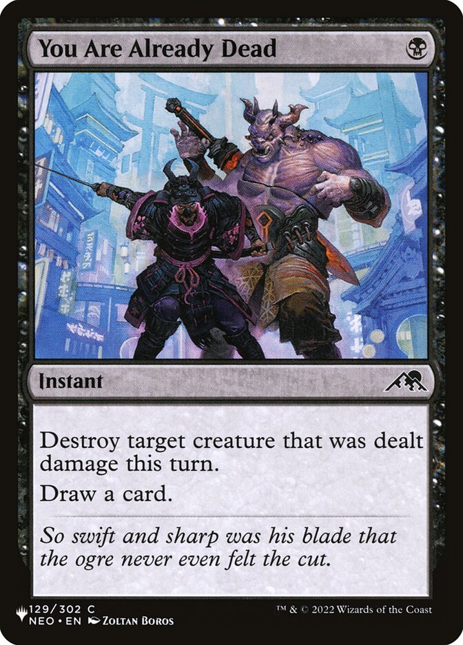 You Are Already Dead (NEO-129) - The List (PLST)
