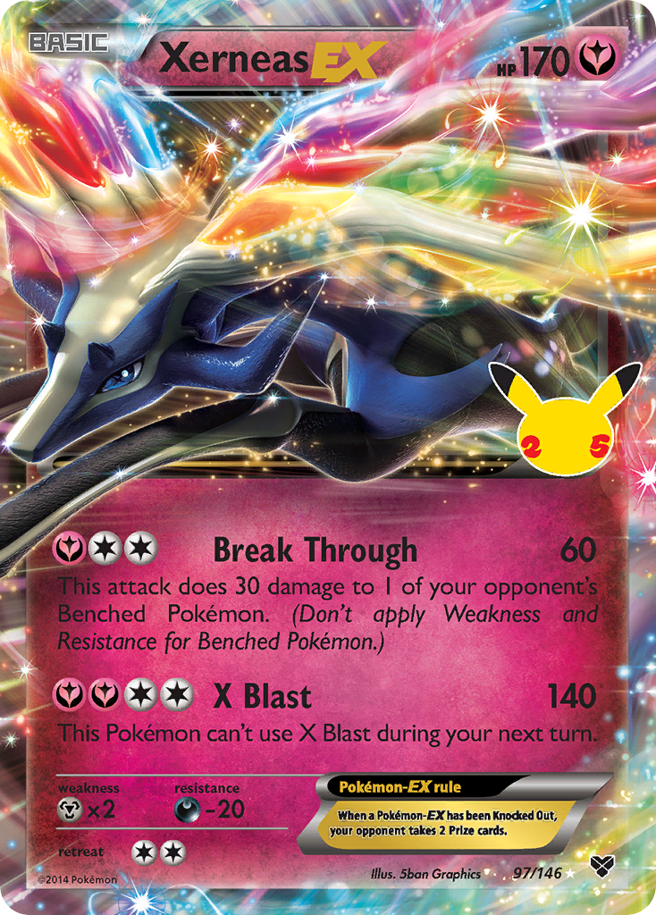 Xerneas-EX (97/25) - [Holo Foil] Celebrations: Classic Collection (CEL)