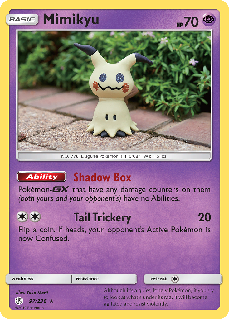 Mimikyu (97/236) - Cosmic Eclipse (CEC)  Alchemist's Refuge
