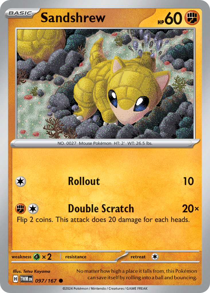 Sandshrew (97/167) - Twilight Masquerade (TWM)