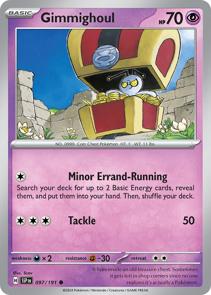 Gimmighoul (97/191) - Surging Sparks (SSP)