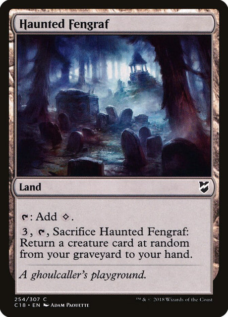 Haunted Fengraf (254) - Commander 2018 (C18)
