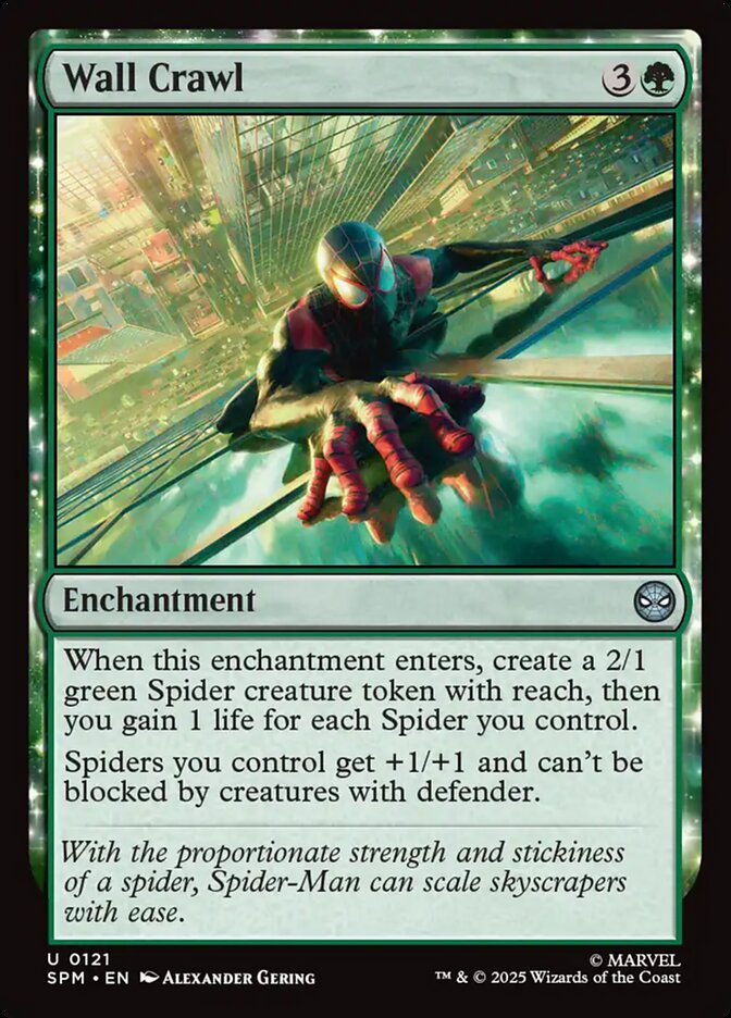 Wall Crawl (121) - [Foil] Marvel's Spider-Man (SPM)