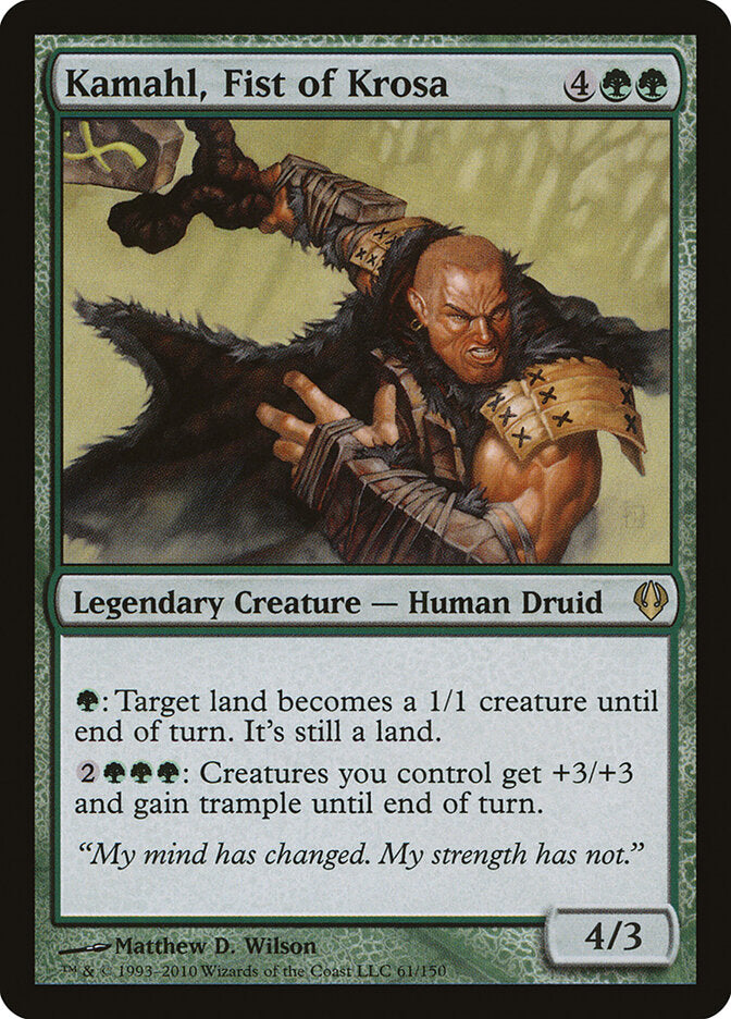 Kamahl, Fist of Krosa (61) - Archenemy (ARC)