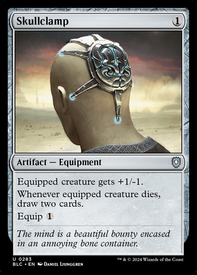 Skullclamp (283) - Bloomburrow Commander (BLC)