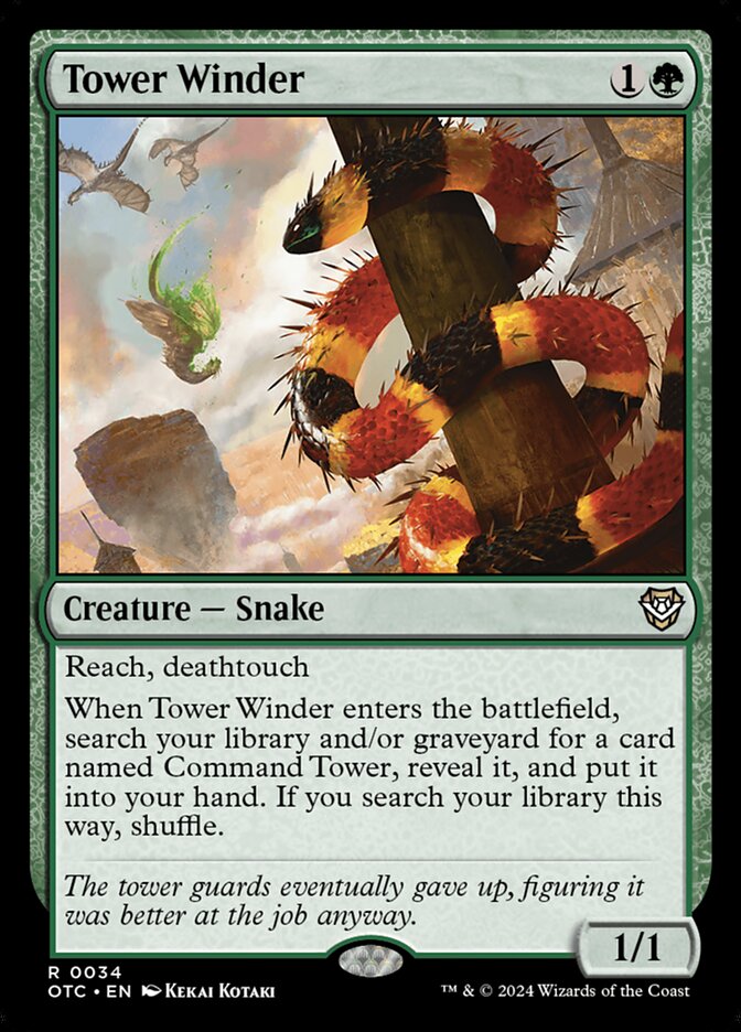 Tower Winder (34) - Outlaws of Thunder Junction Commander (OTC)