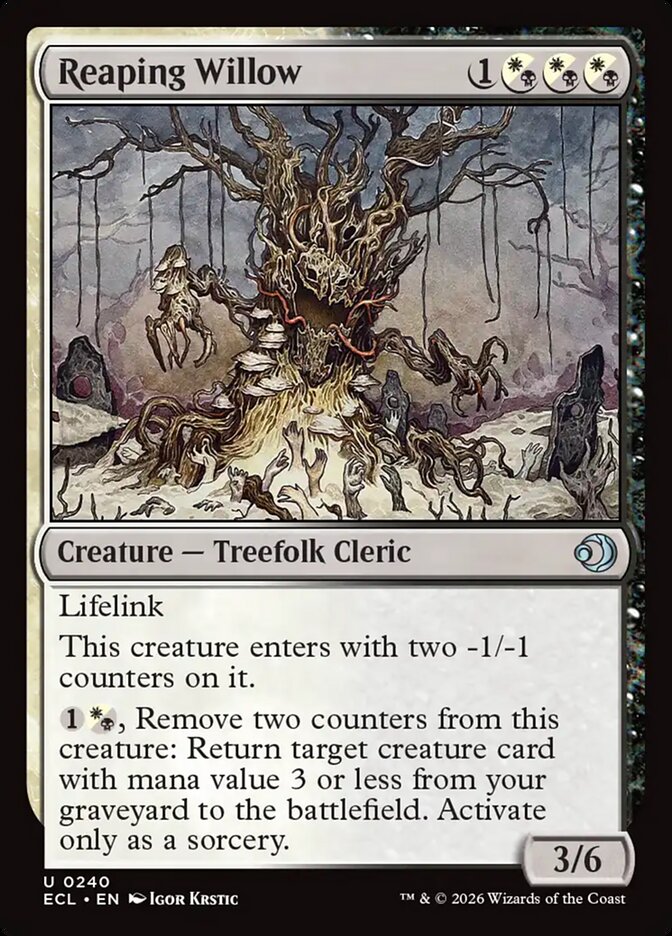 Reaping Willow (240) - Lorwyn Eclipsed (ECL)