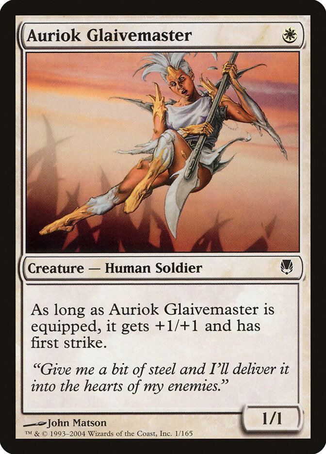 Auriok Glaivemaster (1) - Darksteel (DST)